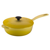 Enameled Cast Iron Saucepan with Lid