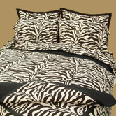 Black Zebra Safari Sheet Set