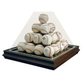 Pyramid Style 25 Ball Boardroom Display Case