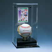 Baseball and Card Display Case
