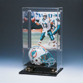 Mini Helmet and Photo Display Case
