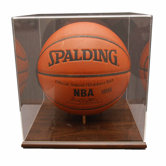 Basketball Display Case in Acrylic Base