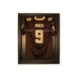 Full Size Removable Face Jersey Display in Brown