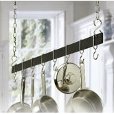 Gourmet Hanging Bar Pot Rack