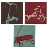 Aidan Three Piece Wall Decor with Ribbon Set