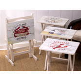 Nautical TV Tray (Set of 4)