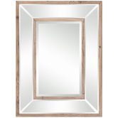 Odessa Mirror in Distressed Natural Wood