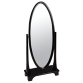 Oxford Cheval Mirror in Distressed Tobacco