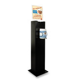 Hand Wipe Station, Steel/Black
