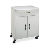 Printer/Copier Stand, w/ Double Doors, 23"x23"x31-1/8", Gray