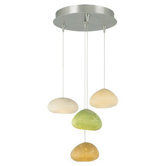 River Rock 4 Light Chandelier