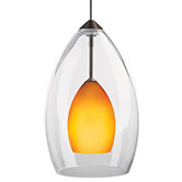 Inner Fire 1 Light Two-Circuit Monorail Pendant