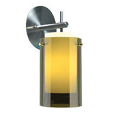 Echo One Light Wall Sconce in Satin Nickel