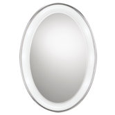 Tigris Oval Recessed Illuminated Mirror