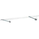 Kable Lite Outside Rigger in Chrome and Satin Nickel