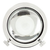 Gobo Magnifying Lens in Chrome and Satin Nickel