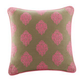 Raja Square Pillow in Pine Bark