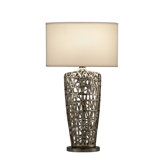 Bird's Nest Heart Table Lamp in Chrome