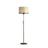 Brim Floor Lamp in Brushed Nickel