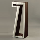 Lucky 7 End Table