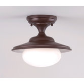 Independence 11" 1 Light Semi Flush Mount