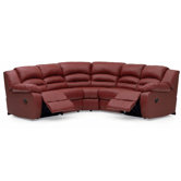 Prentice Leather Reclining Sectional