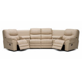 Divo Leather Reclining Sectional