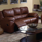 Benson Leather Reclining Sofa