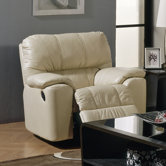 Picard Leather Chaise Recliner