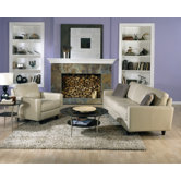 Trista 2 Piece Leather Living Room Set
