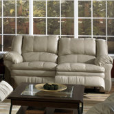Gamma Leather Reclining Sofa