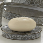 Bedminister Scroll Soap Dish in Flint Grey