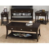 Double Header Mobile Coffee Table Set