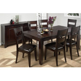 Rustic Prairie 7 Piece Dining Table Set