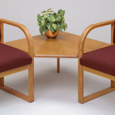 Contour Full Back Series Connecting Corner Table