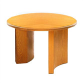 Contemporary Series 48" Round Gathering Table with Radius Profile