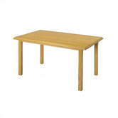 Contemporary Series 48" Rectangular Gathering Table with Radius Profile (4 Post Base w/ Casters)