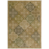Home Nylon Light Multi Moroccan Mosaic Rug