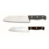International Fine Edge Pro 2 Piece Hollow Edge Santoku Knife Set