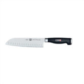 Twin Four Star II 7" Hollow Edge Santoku Knife