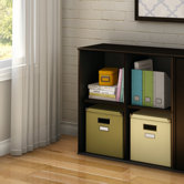 Stor It Four Cubby Storage Unit in Chocolate