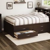 Step One Full Storage Platform Bed