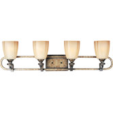 Italia  Vanity Light in Tuscan Silver