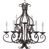 Manor 9 Light Candle Chandelier
