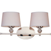 Rondo  Vanity Light in Polished Nickel