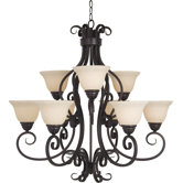 Manor 9 Light Chandelier