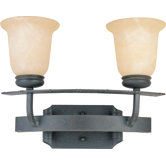 Rhine  Vanity Light in Baroque Forge