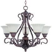 Via Roma 5 Light Up Chandelier