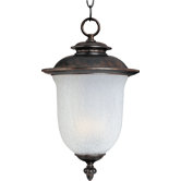 Cambria DC Outdoor Hanging Lantern in Chocolate