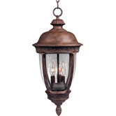 Knob Hill DC Outdoor Hanging Lantern in Sienna